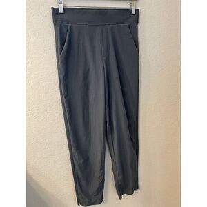 Athleta Brooklyn‎ Mid Rise Ankle Pants Stretch Pockets Size S Navy Blue
